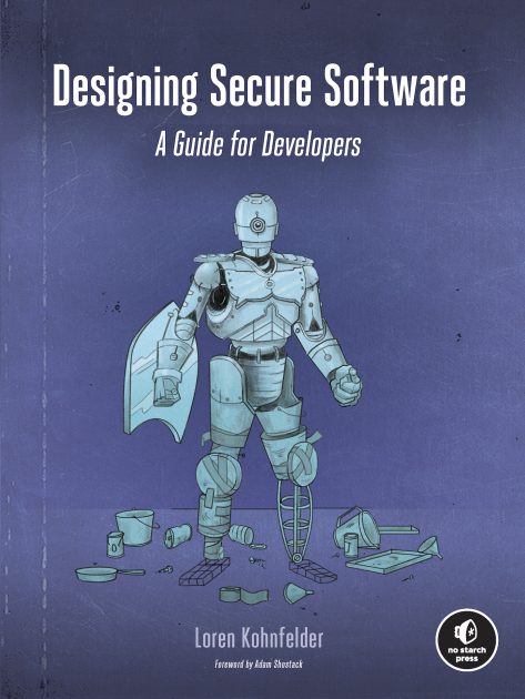 designing secure software book cover